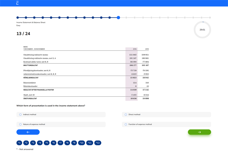 Bild Income Statement & Balance Sheet - Nya plattformen (ENG)