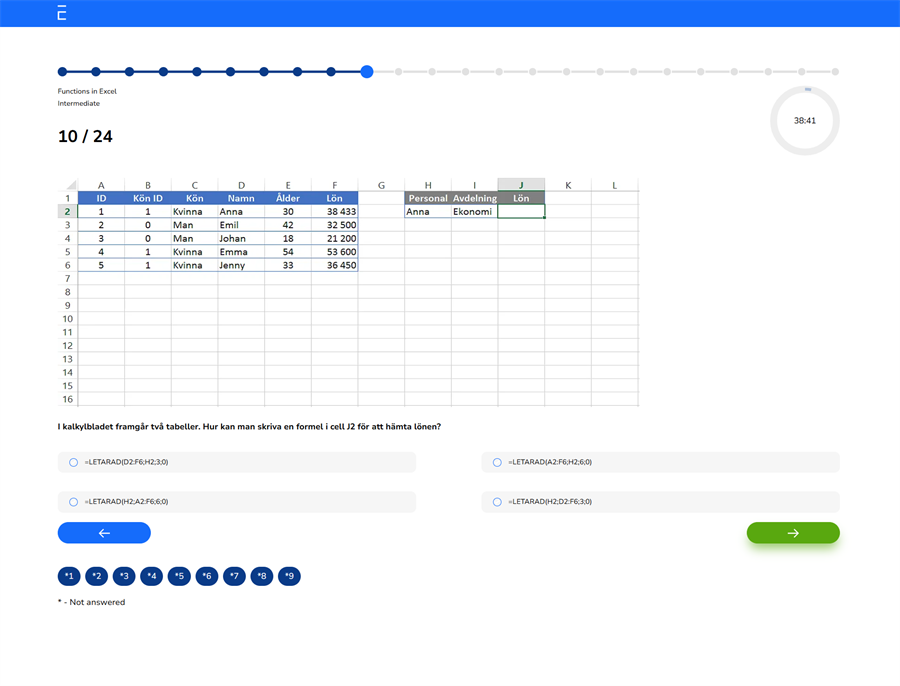 Bild Functions in Excel - Nya plattformen