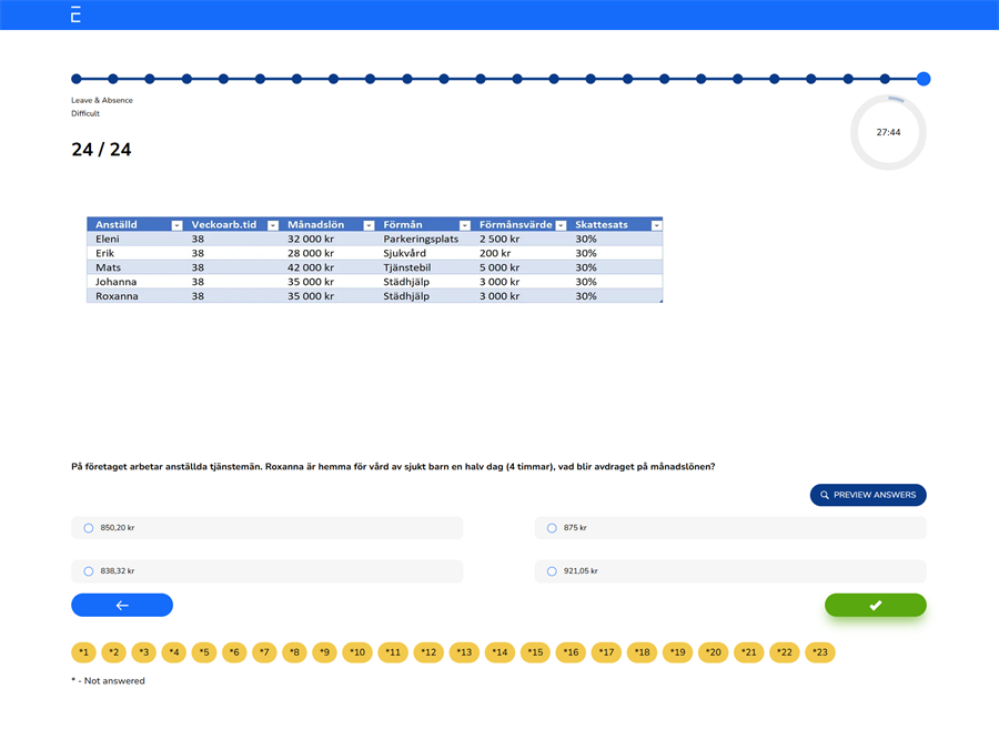 Bild Salary Leave & Absence - Nya plattformen