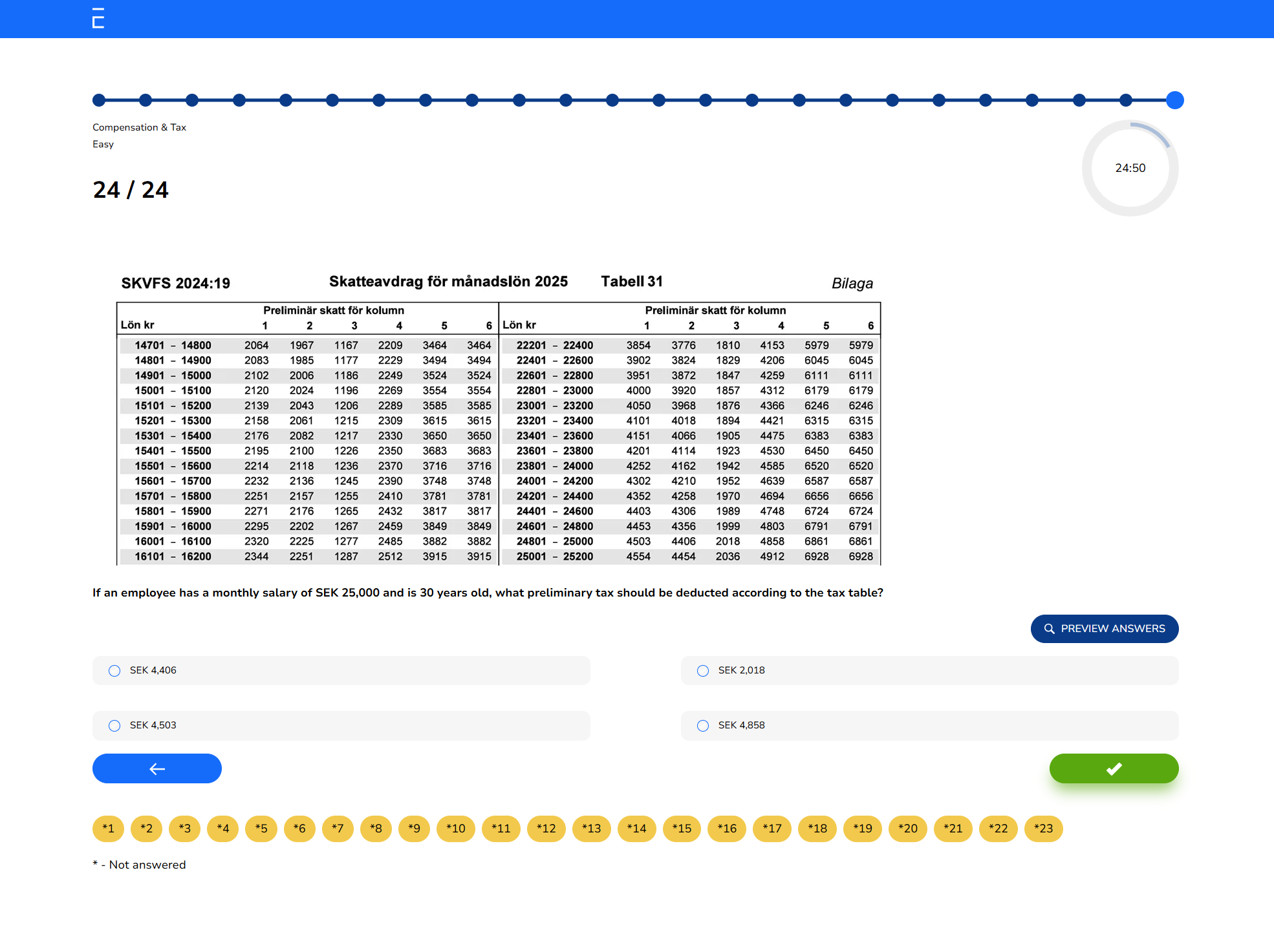 Bild Salary Compensation & Tax - Nya plattformen (ENG)