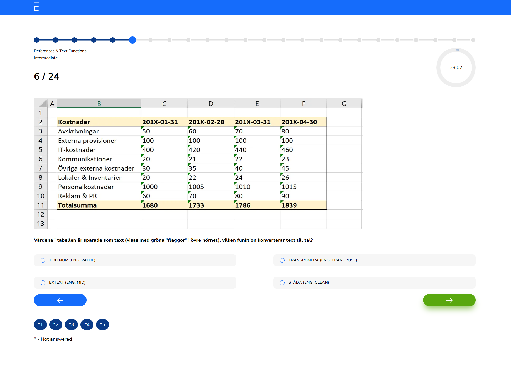 Bild References & Text Functions - Nya plattformen