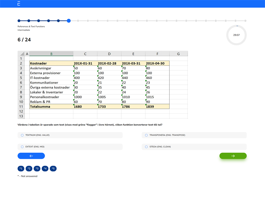 Bild References & Text Functions - Nya plattformen