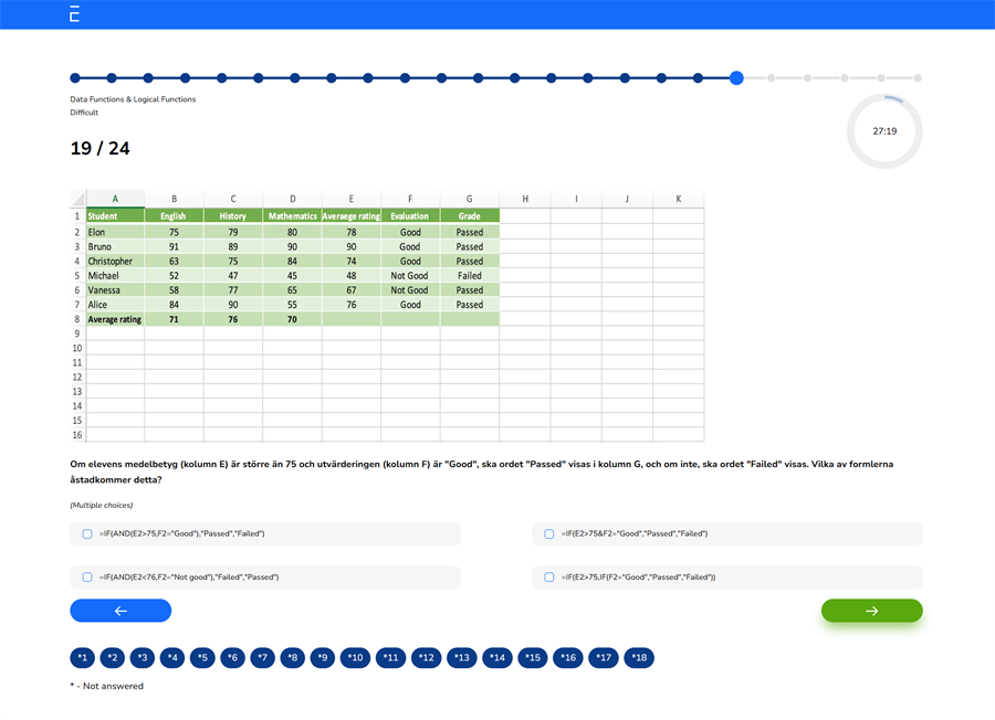 Bild Data Functions & Logical Functions - Nya plattformen (ENG settings)