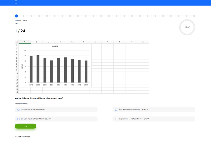 Bild Tables & Charts - Nya plattformen (ENG settings)